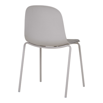 Chaise de salle à manger Madalena (ensemble de 2) Gris clair
