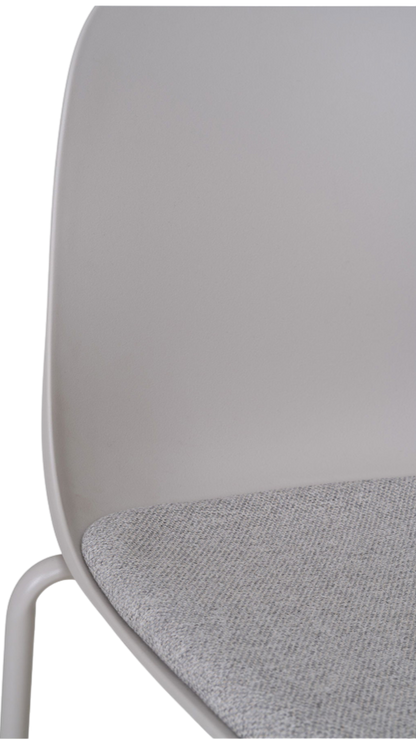 Chaise de salle à manger Madalena (ensemble de 2) Gris clair