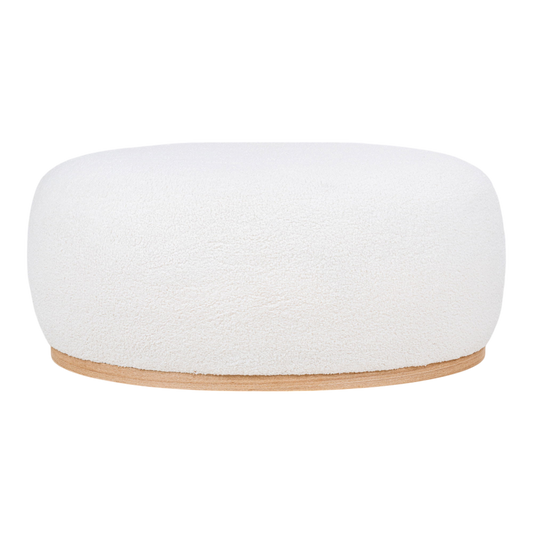 Pouf blanc Manhattan