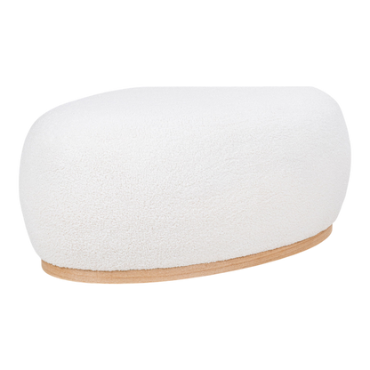 Pouf blanc Manhattan