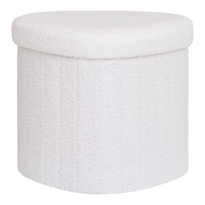Pouf blanc Medford