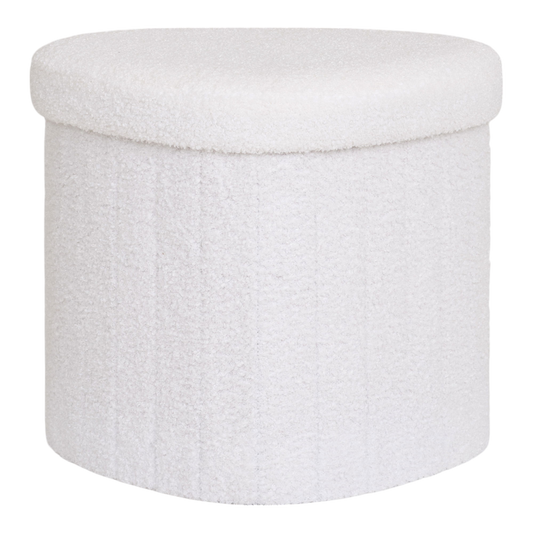 Pouf blanc Medford