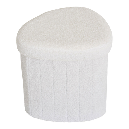 Pouf blanc Medford