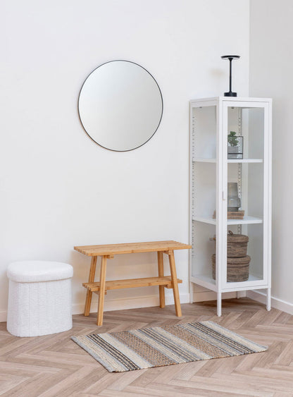 Pouf blanc Medford