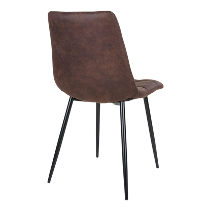Chaise de salle à manger Middelfart (ensemble de 2) marron