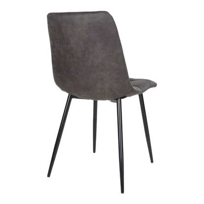 Chaise de salle à manger Middelfart (ensemble de 2) gris foncé
