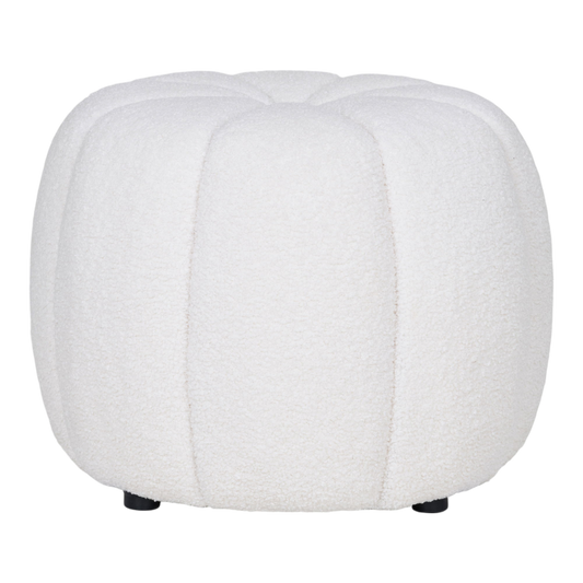 Pouf blanc Paisley