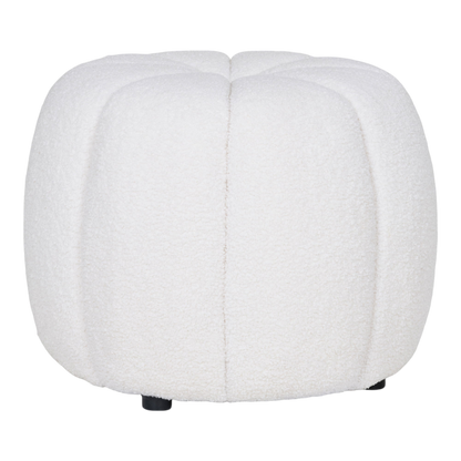 Pouf blanc Paisley