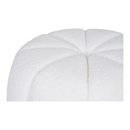 Pouf blanc Paisley