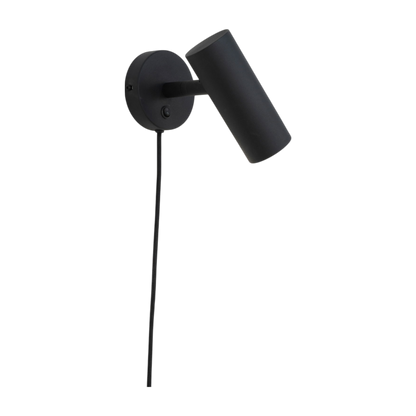Lampe murale noire Paris