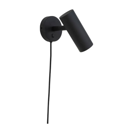 Lampe murale noire Paris