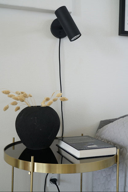 Lampe murale noire Paris