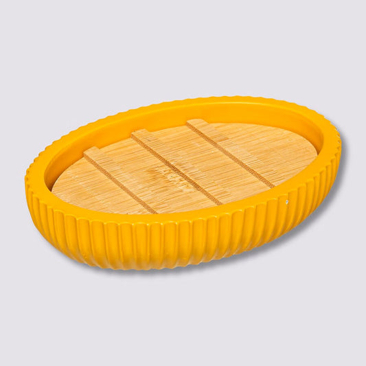 Porte-savon, Jaune moutarde