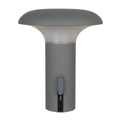 Lampe grise LED rechargeable Ramsey