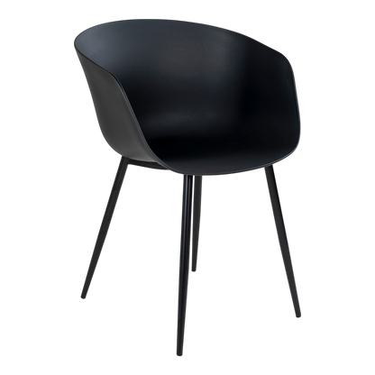 Chaise de jardin Roda (ensemble de 2) Noir
