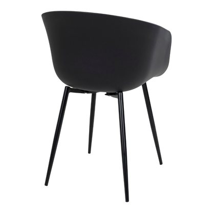 Chaise de jardin Roda (ensemble de 2) Noir