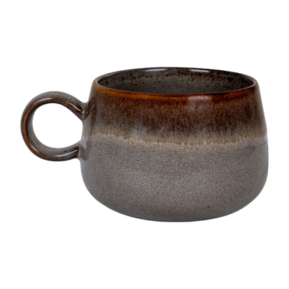 Set de mug Gris et brun Selma