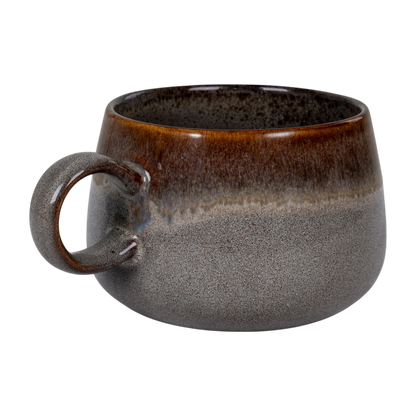 Set de mug Gris et brun Selma