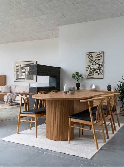 Plateau rond beige