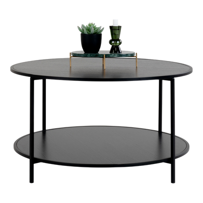 Table de salon noire Vita