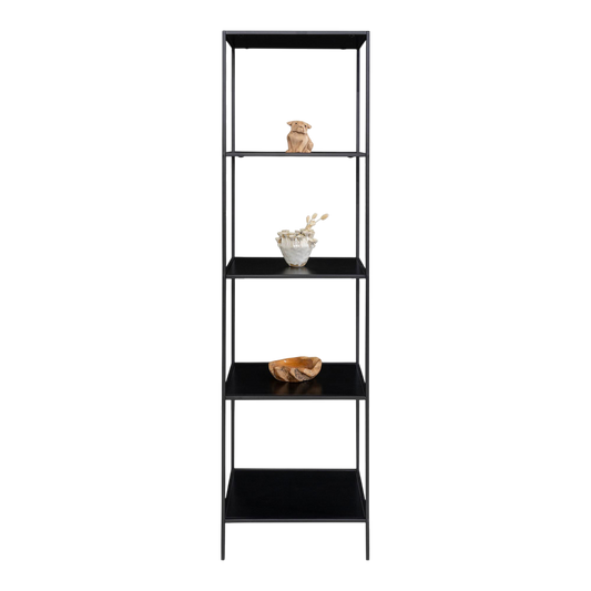 Etagère 5 planches noir Vita