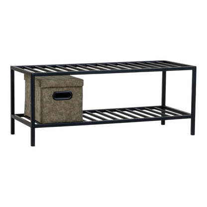 Banc pour chaussure noir Vita