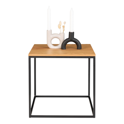 Table basse naturelle et noire Vita