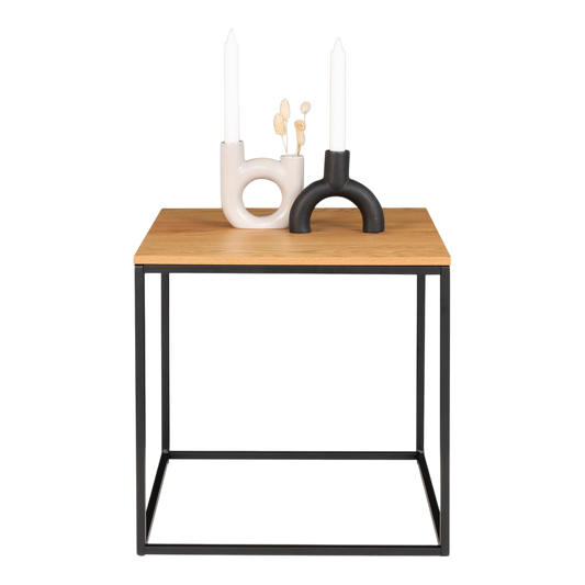 Table basse naturelle et noire Vita