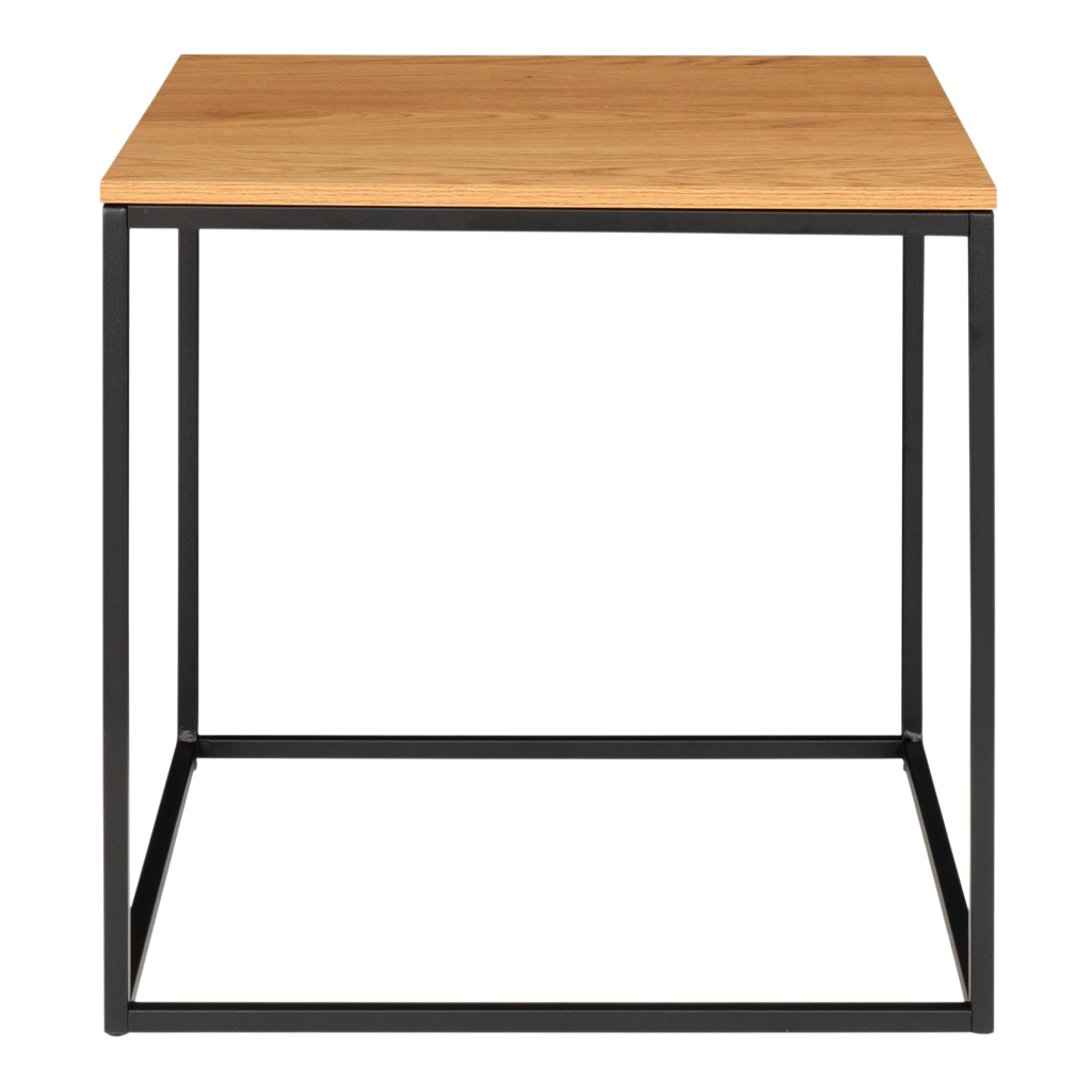 Table basse naturelle et noire Vita